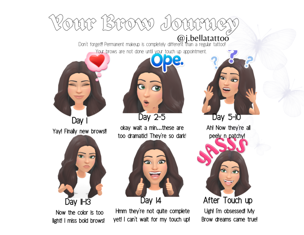 J Bella Tattoo Aftercare instructions