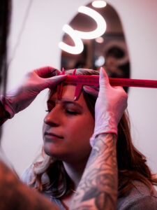 In permanent makeup, the brow mapping part is extremely important as this is the framework for the shape of your brows. Bella Ware,take special care at this stage to ensure the beautiful outcome of your eyebrows.